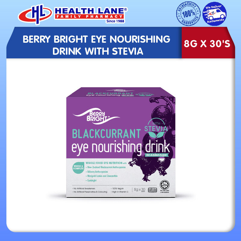 BERRY BRIGHT EYE NOURISHING DRINK DENGAN STEVIA (8Gx30'S)